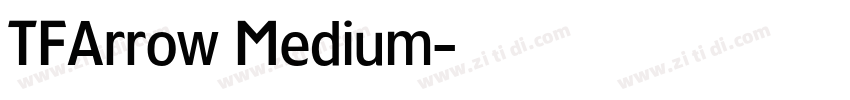 TFArrow Medium字体转换